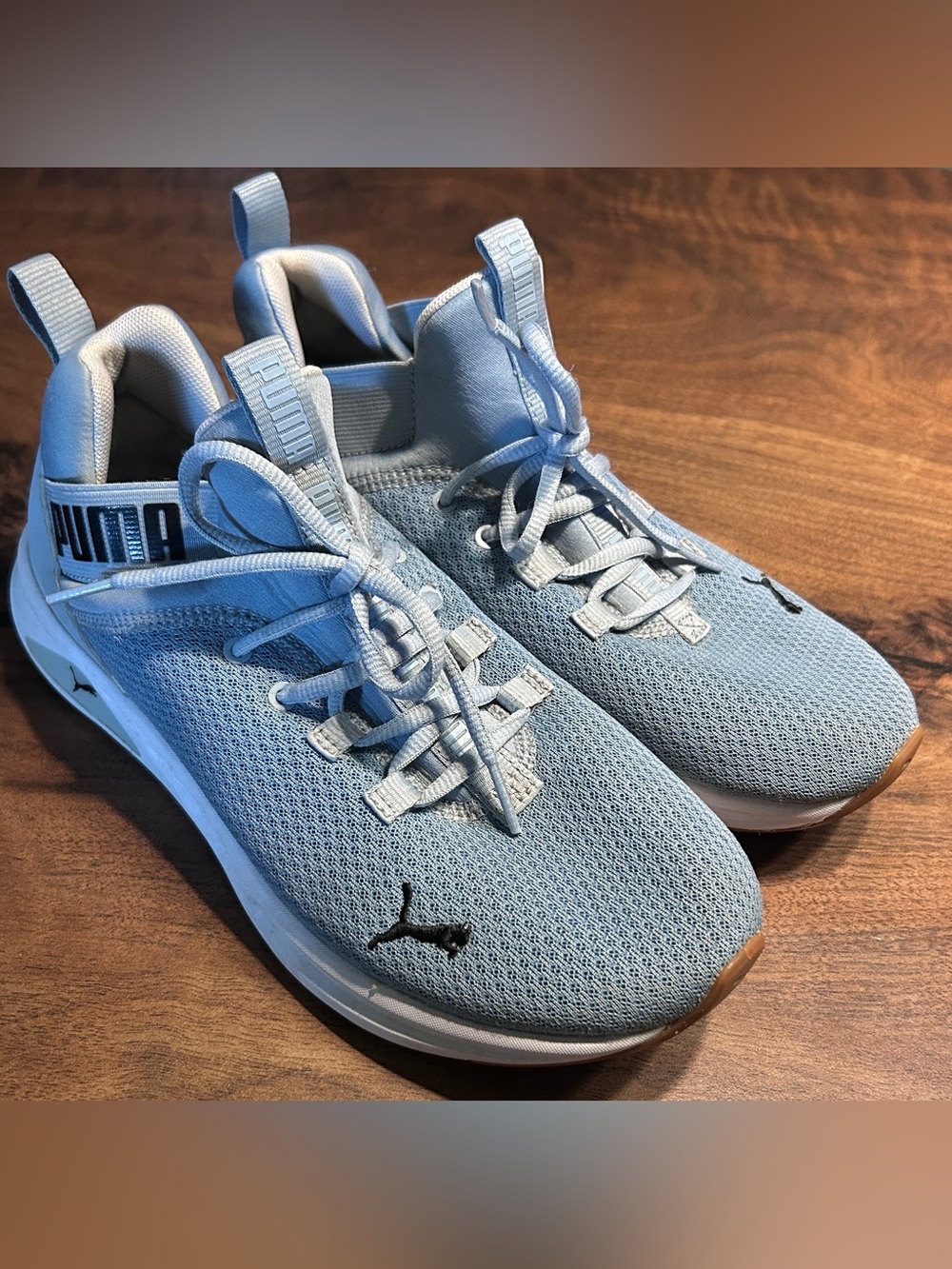 PUMA Enzo 2 Uncaged Running Shoes in Blue Fog